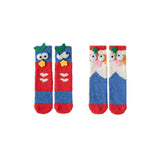 Christmas Gift Box Women Crew Socks Funny Pattern Warm Cozy Socks
